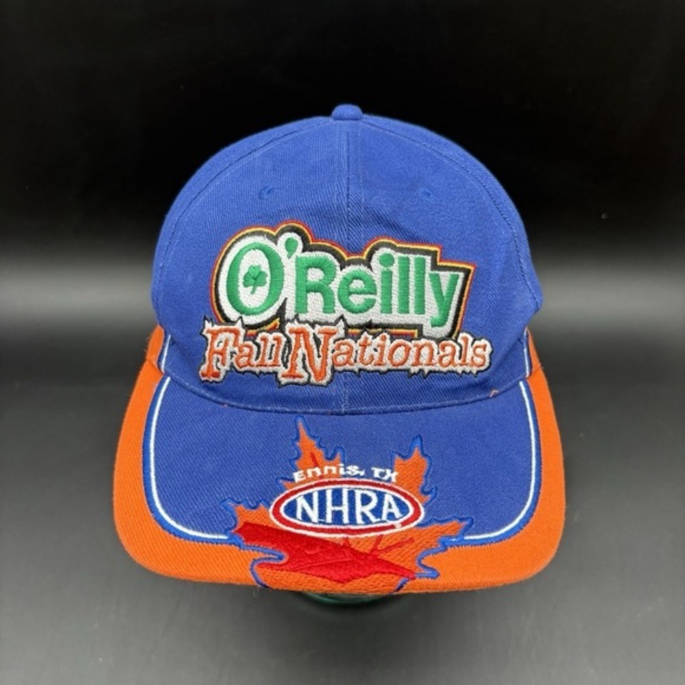 O'Reilly‎ Fall Nationals 2006 NHRA Drag Racing Hat Blue Orange Castrol GTX